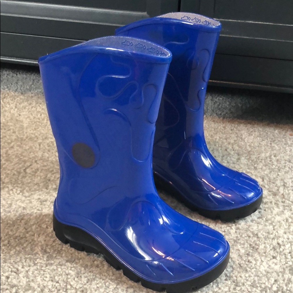 Toddler Boys Rain Boots Size 8 1/2-9